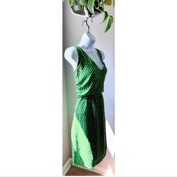 Green/white Polkadot Mini Dress - Picture 5 of 5